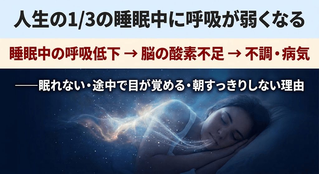 睡眠中の呼吸が体に及ぼす影響とは?トラタニが因果構造を解説