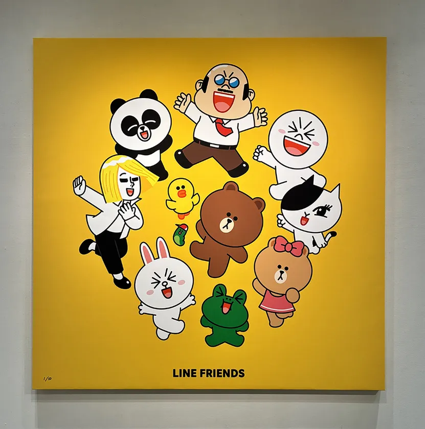 LINE FRIENDSのアート展が伊勢丹新宿店で開催、ブラウン15周年を祝う 画像3