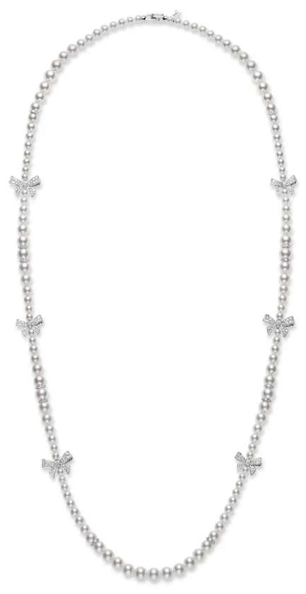 北川景子が着用するMIKIMOTO「Bow Charm」に新作登場 画像2