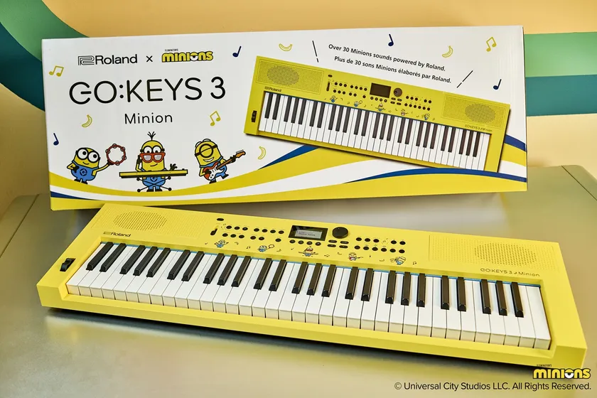 ミニオンの声で演奏!ローランドの特別キーボードが登場 画像2