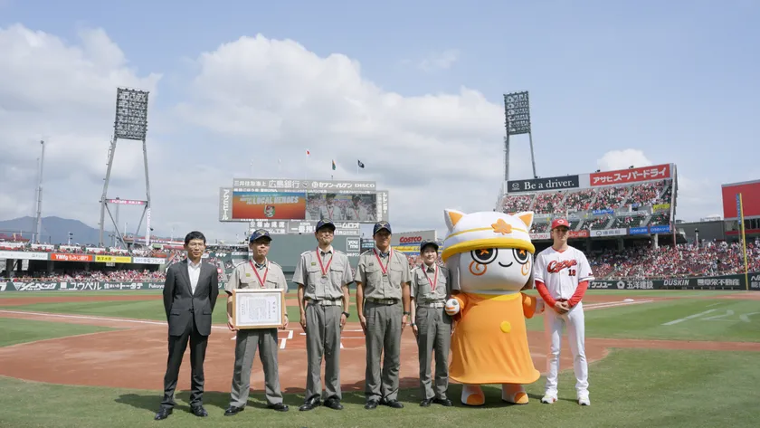 広島のプロスポーツで救急隊に感謝を届ける新企画が始動